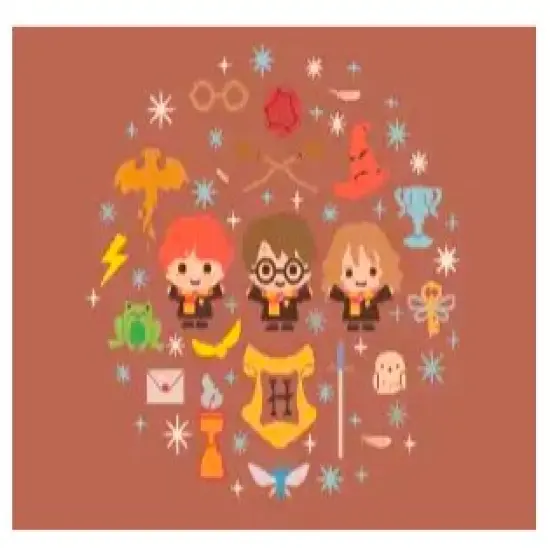 Harry Potter 4 Pack Main Characters Blank Christmas Cards & Envelopes Set {1}