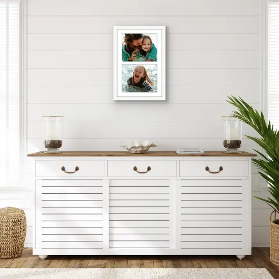 Americanflat 12x28 Collage Picture Frame - Fits Two 8x10 Photos or One 12x18 Picture {5}