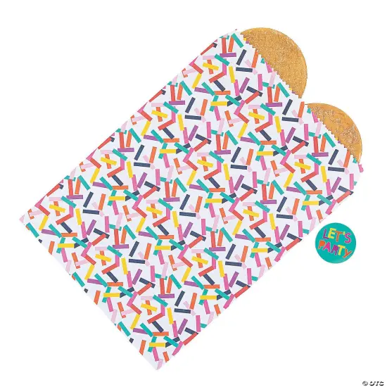Tropical Confetti Treat Bags - 12 Pc. {5}