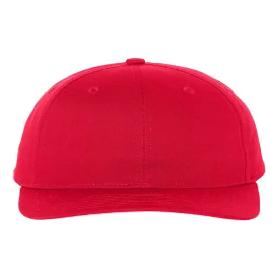 Richardson&reg; Pro Twill Snapback Cap Red {1}