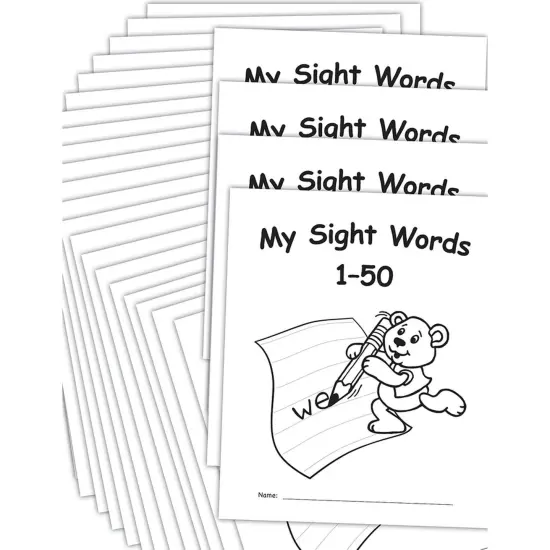 My Own Books&trade;: Sight Words 1-50, 25-Pack {1}