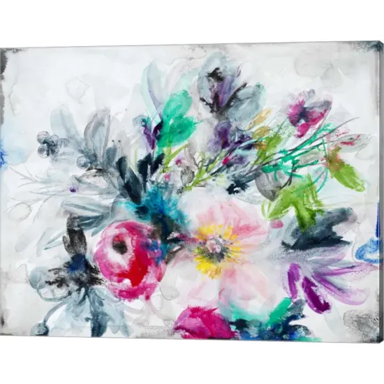 Floral 10 by Li Bo 20" x 16" Canvas Wall Art {1}