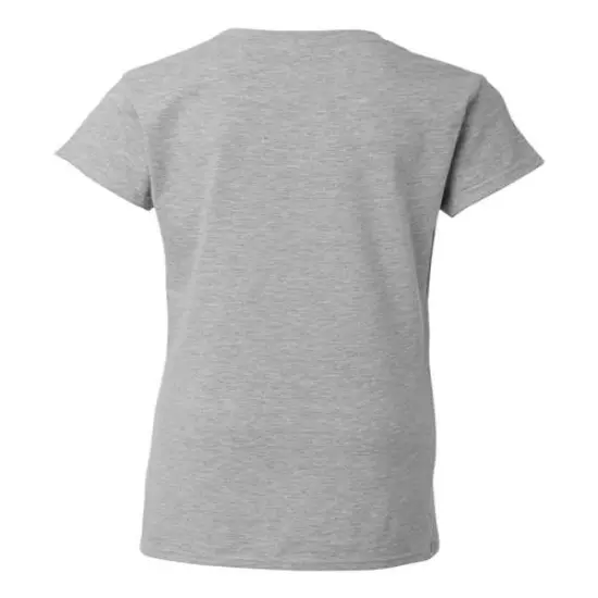 Gildan&reg; Softstyle Short Sleeve Women&rsquo;s V-Neck T-Shirt Sport Grey {2}