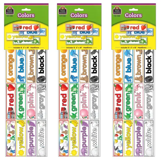 Colors Headliners, 12 Per Pack, 3 Packs {1}