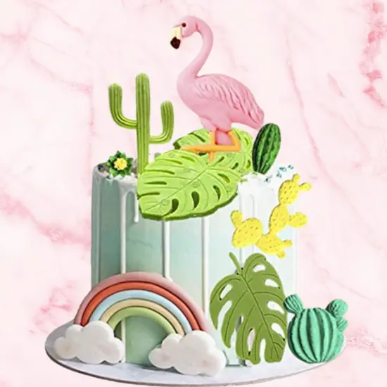 Tropical Palm Leaf silicone mold {6}