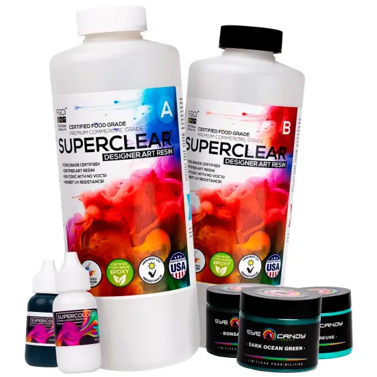 Green Ocean Resin Kit {1}