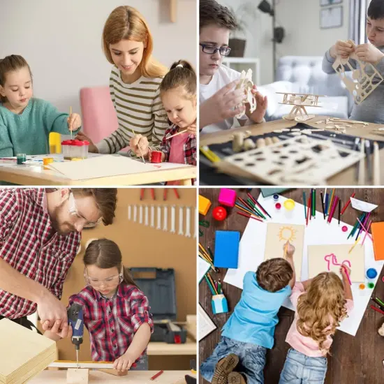 25 Pieces Basswood Sheets 1/16,Thin Plywood Wood Sheets for Crafts,Perfect for DIY Projects, Painting, Drawing, Laser, Wood Engraving, Wood Burning and CNC Cutting(150x100x1.5mm) {3}