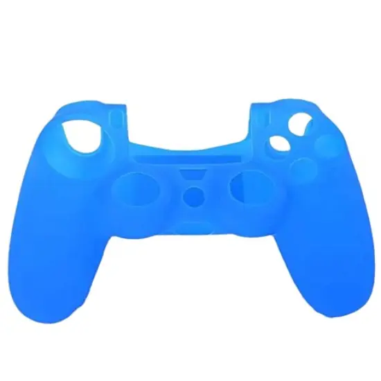Kitcheniva Silicone Rubber Cover Case Skin For Sony Playstation 4 PS4 Controller Blue {1}