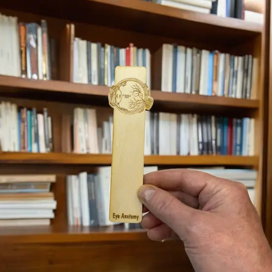Bookmark - Eye Anatomy - Birch wood {5}