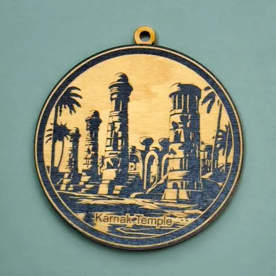 Ornament - Black - Karnak Temple {3}