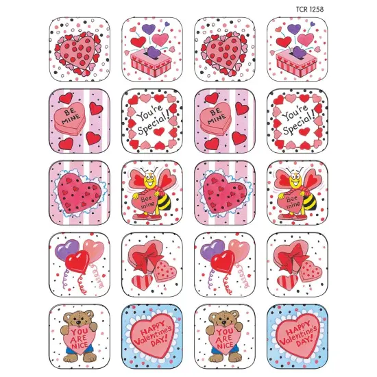 Valentines Day Stickers, 120 Per Pack, 12 Packs {2}