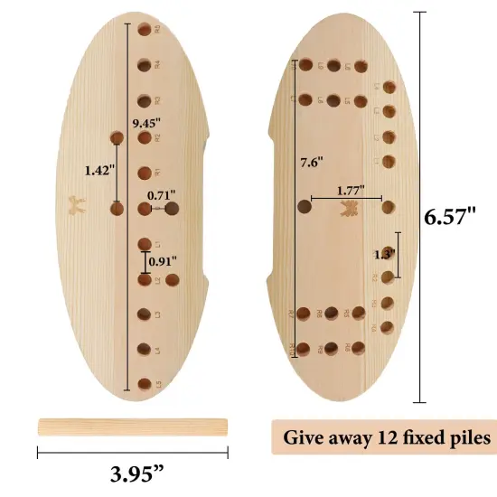 Bow Maker for Ribbon, Holiday Wreaths,Wooden Wreath Bow Maker Tool for Creating Gift Bows, Party Decorations, Hair Bows, Corsages, Holiday Wreaths, Various Crafts(Double-Sided) {5}