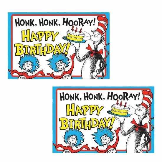 Dr. Seuss Happy Birthday Yard Sign 26" x 17" {3}