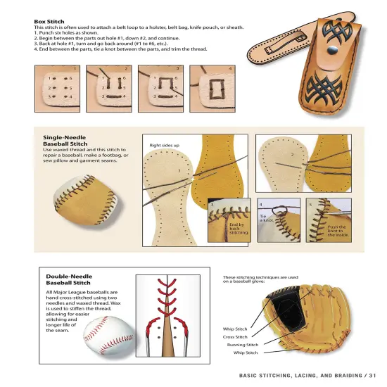 48 pages Get Started in Leather Crafting: Step-by-Step Techniques and Tips for Crafting Success (Design Originals) Beginner-Friendly Projects, Basics of Leather Preparation, Tools, Stamps, Embossing, & More {1}