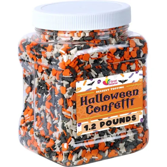 Bat, Pumpkin & Ghosts Confetti Sprinkles - Halloween Sprinkles {1}