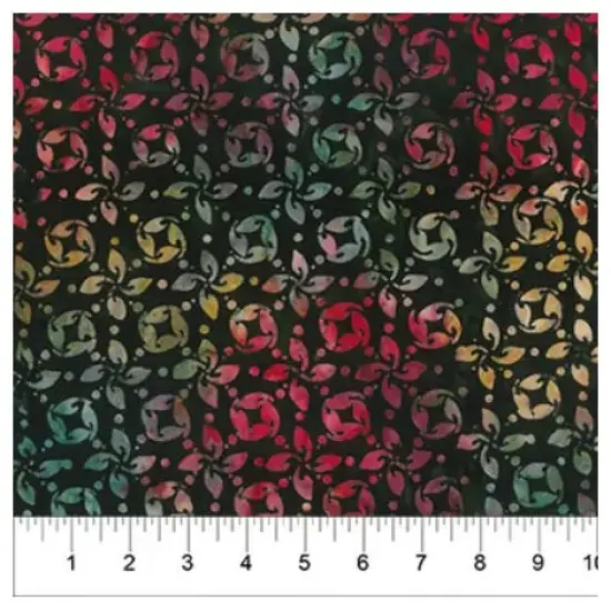 Banyan 83024-25 - DECK THE HALLS STAR GRID - Dark Green 45" Fabric Per Yard {1}