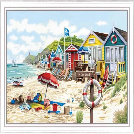 73-91794 Beach Nature Paint by Number Kit (20" x 12") {1}