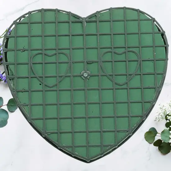 Heart Shaped Flower Foam with Suction Cup {4}