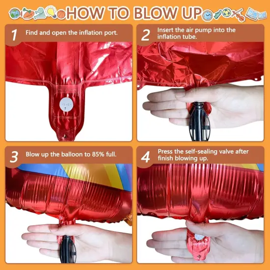 5 Pcs Back To School Balloons {3}