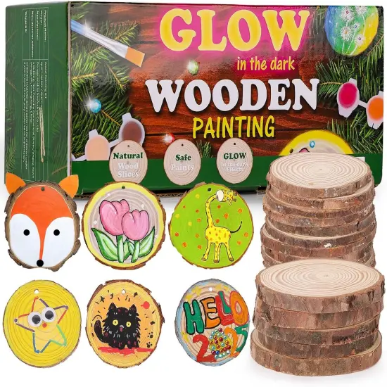 Wooden Painting Craft Supplies Kit {1}