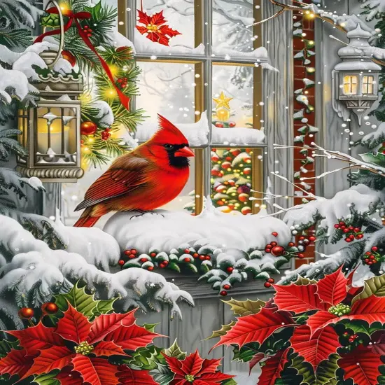 5D Christmas Diamond Painting Kits - DIY Diamond Art Kits (12x16 Inch k10) {1}