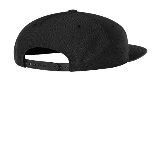 New Era® Original Fit Diamond Era Flat Bill Snapback Cap Black {2}