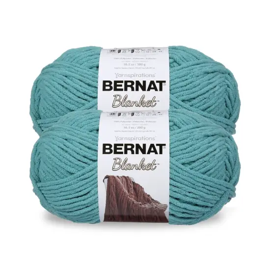 Bernat Blanket Big Ball Yarn 24 Pack-Light Teal {1}