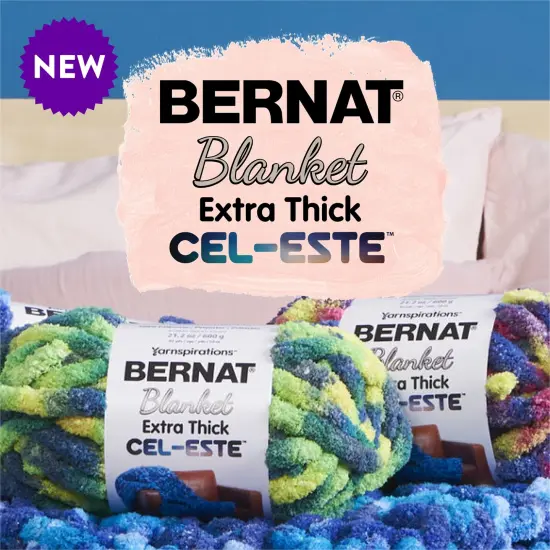 Bernat Blanket Extra Thick Cel-Este 12 pack-Comet Gold {3}