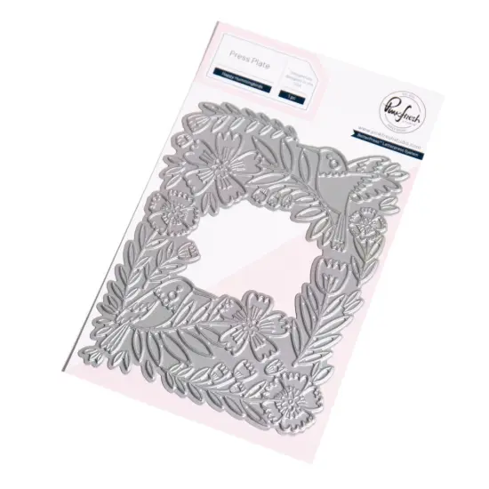 Pinkfresh Studio Press Plate 1/Pkg-Happy Hummingbirds {1}
