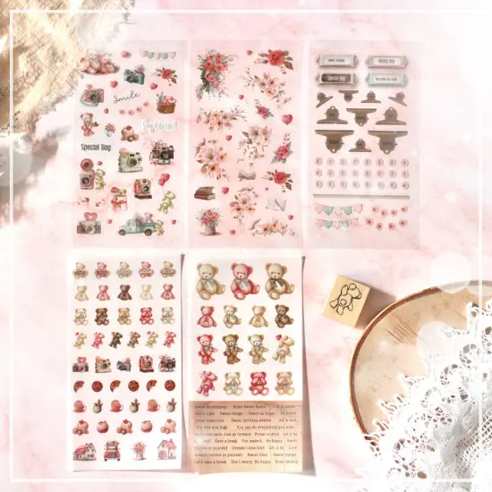 Memory Place Bullet Journal Notebook Box-Beary Sweet {6}