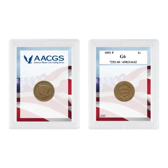 Large Cent Graded G6 by AACGS {1}