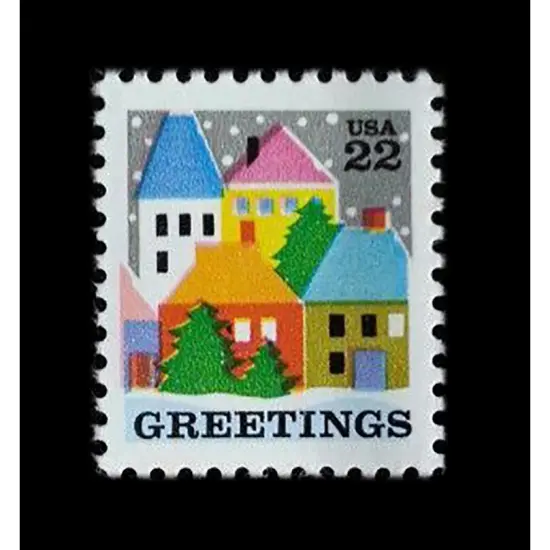 2025 Snowman Coin and Stamp Collectible JFK Greeting Card {3}