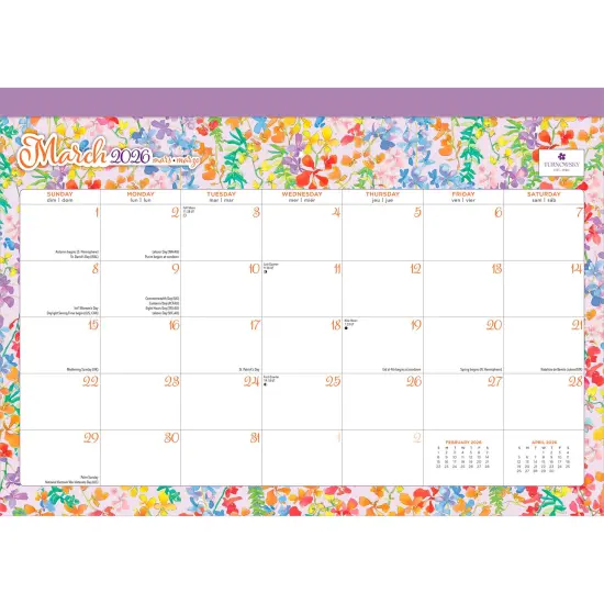 House of Turnowsky OFFICIAL | 2026 15.5 x 11 Inch Monthly Desk Pad Calendar {2}