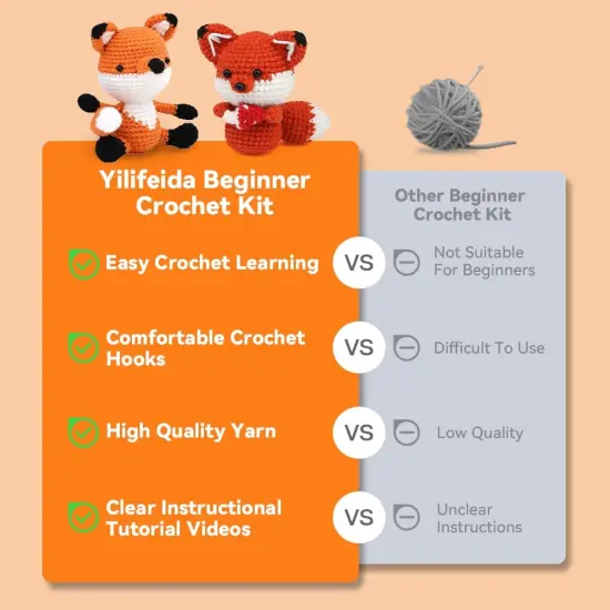 Crochet Kit for Adult Beginners {4}