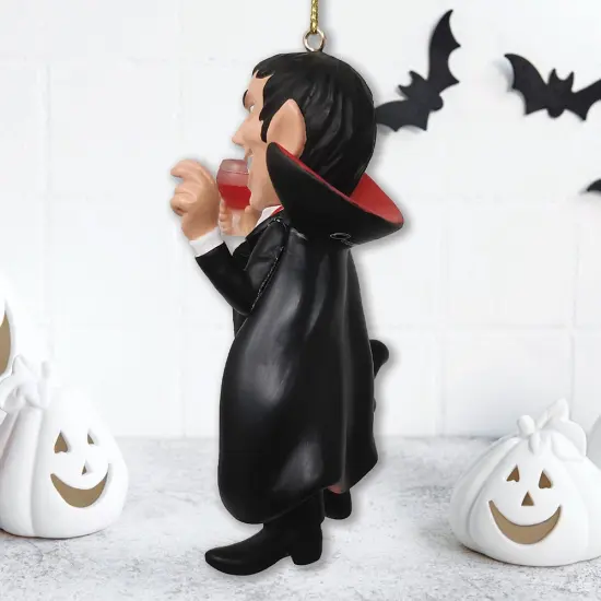 Dracula Vampire Christmas Ornament, Resin Halloween Decoration {5}