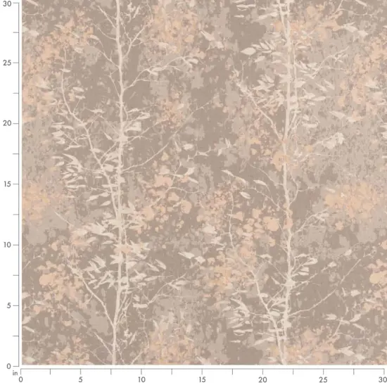 Rose Quartz - Coral & Peach,Grey & Silver,Pink Abstract & Geometric,Leaves Upholstery Fabric 54 Inches" {4}