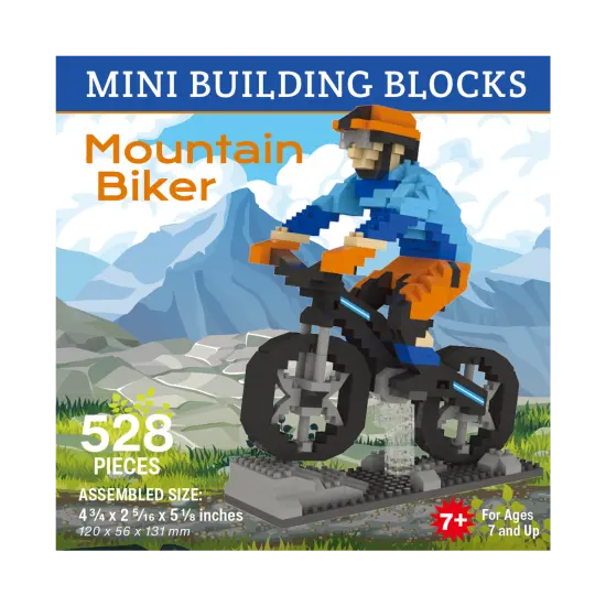 Mini Building Blocks - Mountain Biker {1}