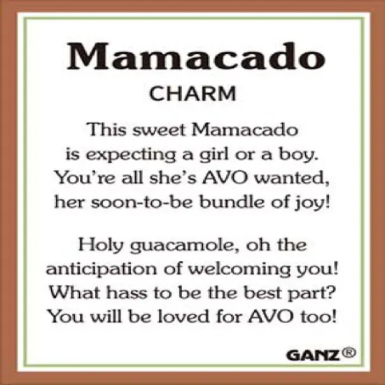 Mom To Be - Mamacado Charm {3}