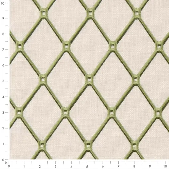 Upholstery Fabric - Green Abstract & Geometric,Diamonds Upholstery Fabric 54 Inches" {4}