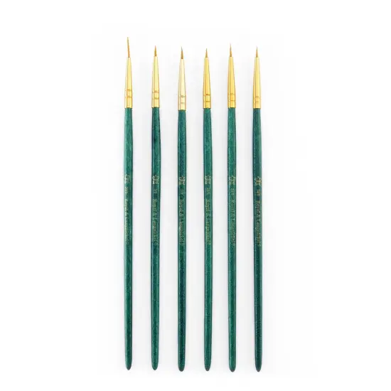RSET-9139 | 6pc Golden Taklon Variety Brush Set {2}