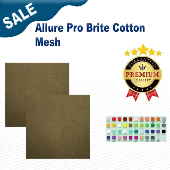Allure Pro Brite Cotton Mesh Cashew {2}