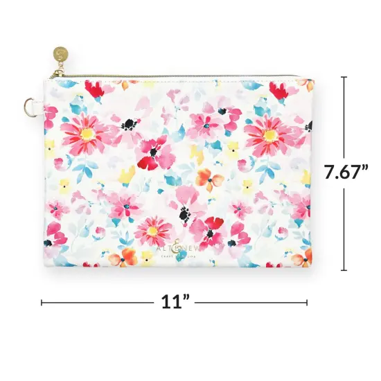 Dreaming in Watercolor Zipper Pouch (280mm x 195mm) {3}