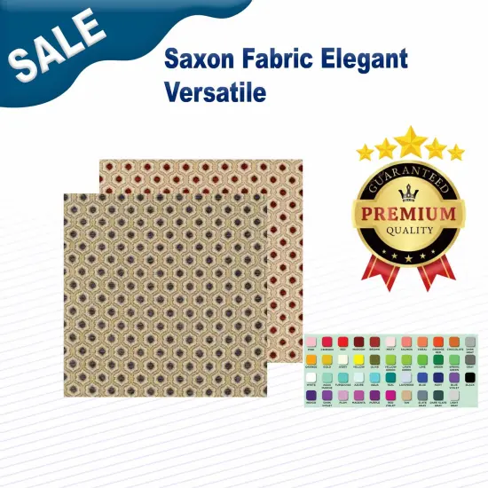 Elegant & Versatile Premium Upholstery Fabric Crimson {2}