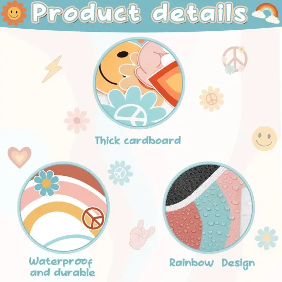 61pcs Retro Welcome Back to School Bulletin Board Welcome {3}