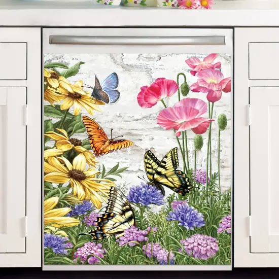 Collections Etc Butterfly Garden Dishwasher Magnet by Dona Gelsinger {1}