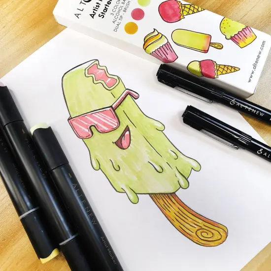 Artist Alcohol Marker Starter Set {5}