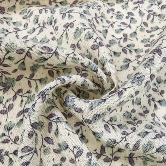 1 Yard Ivory Desert Sage Rayon Crepon Fabric Lightweight Woven Textured Pleated Apparel 50/52" Wide {1}