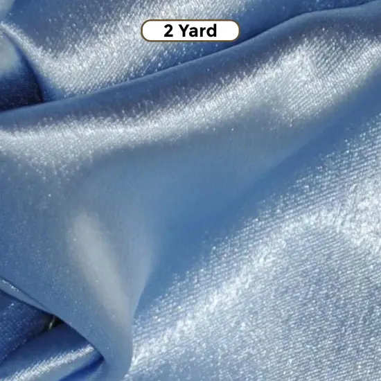 Superior Quality Crepe Back Satin Fabric 60" Wide Multiple Colors Sky Blue {1}