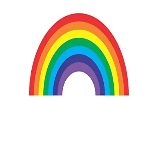 Cartoon Rainbow Bright Birthday Edible Icing Image for 6 inch Round Cake {1}