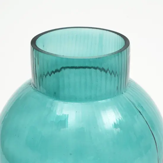 Modern Funnel Flare Glass Vase - 5 X 12 Inch {4}